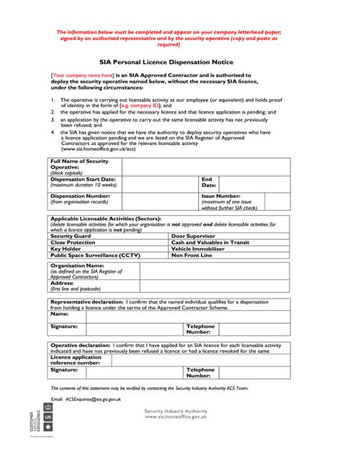 Renew a security operative licence .
